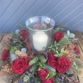 Fireside Glow Lantern Centrepiece