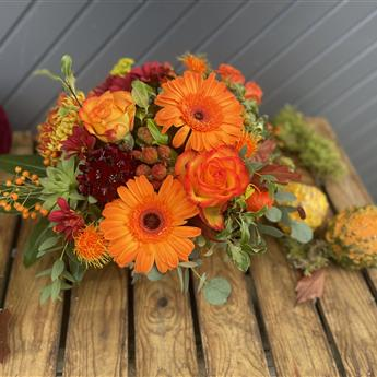 Flame Autumn Arrangment